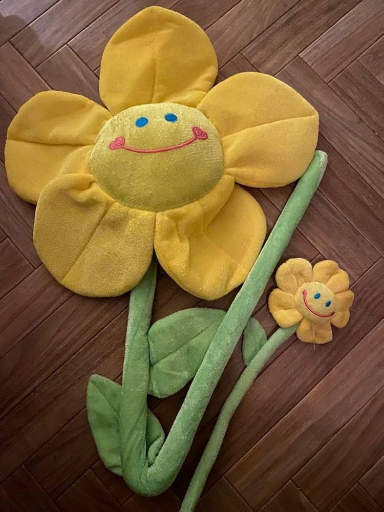 Amazon.co.jp: 大きいスマイルフラワー ぬいぐるみ お花